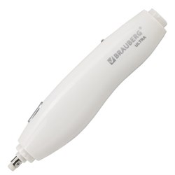 Ластик электрический BRAUBERG "ULTRA", АККУМУЛЯТОР, зарядка USB, + 16 сменных ластиков, 229609 - фото 13744273