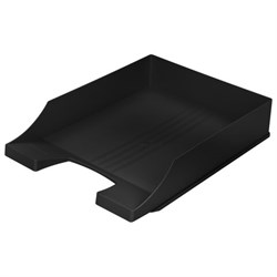 Лоток горизонтальный для бумаг BRAUBERG-CONTRACT, А4 (340х254х66,5 мм), черный, 230879 - фото 13744298