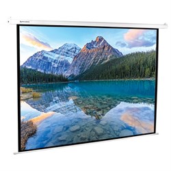 Экран проекционный настенный (180x240 см), матовый, электропривод, 4:3, BRAUBERG MOTO, 236734 - фото 13744427