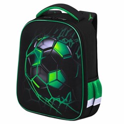 Ранец BRAUBERG KIDS START, 1 отделение, 2 кармана, "Green ball", 35х26х13 см, 272092 - фото 13744862