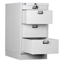 Шкаф металлический для документов ПРАКТИК "MDC-A3/650/4", 4 ящика, 650х347х546 мм, собранный - фото 13745219