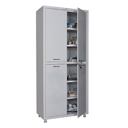 Шкаф медицинский 2-створчатый HILFE "МД 2 1780/SS" 1850х800х400 мм, белый, S26199205009 - фото 13745343