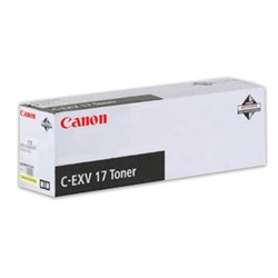 Тонер CANON (C-EXV17Y) iR4080/4580/5185, желтый, оригинальный, ресурс 30000 стр., 0259B002 - фото 13745392