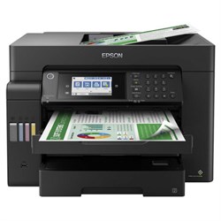 МФУ струйное EPSON L15150 "4 в 1", А3+, 25 стр./мин, 4800х2400, ДУПЛЕКС, АПД, сетевая карта, Wi-Fi, СНПЧ, C11CH72404 - фото 13745581