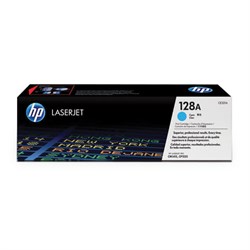 Картридж лазерный HP (CE321A) CLJ CM1415FN/FNW/CP1525N/NW, №128A, голубой, оригинальный, ресурс 1300 страниц - фото 13745707