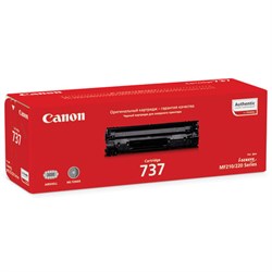 Картридж лазерный CANON (737) MF211/212w/216n/217w/226dn/229dw, оригинальный, ресурс 2400 стр., 9435B004 - фото 13745784