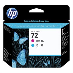 Головка печатающая для плоттера HP (C9383A) Designjet T610/795/1100 и др,. №72, пурпурная и голубая, оригинальная - фото 13745796
