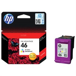 Картридж струйный HP (CZ638AE) DeskJet Ink Advantage 2020hc/2520hc №46, цветной, оригинальный, ресурс 750 стр. - фото 13745827