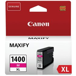 Картридж струйный CANON (PGI-1400XLМ) МВ2040/МВ2340, пурпурный, оригинальный, ресурс 900 стр., 9203B001 - фото 13746004