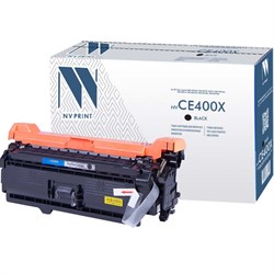 Картридж лазерный NV PRINT (NV-CE400X) для HP LaserJet Pro M570dn/M570dw, черный, ресурс 11000 стр. - фото 13746017