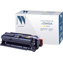 Картридж лазерный NV PRINT (NV-CE402A) для HP LaserJet Pro M570dn/M570dw, желтый, ресурс 6000 стр. - фото 13746018