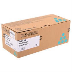 Тонер-картридж лазерный RICOH (SP C250E) SPC250/C260/C261, голубой, оригинальный, ресурс 1600 страниц, 407544 - фото 13746283