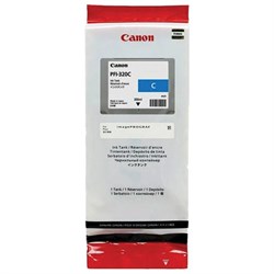 Картридж струйный CANON (PFI-320C) для imagePROGRAF TM-200/205/300/305, голубой, 300 мл, оригинальный, 2891C001 - фото 13746497