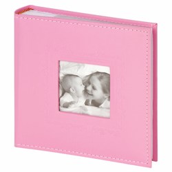 Фотоальбом BRAUBERG "Cute Baby" на 200 фото 10х15 см, под кожу, бумажные страницы, бокс, розовый, 391141 - фото 13746970