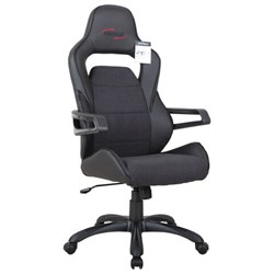 Кресло компьютерное BRABIX "Nitro GM-001", ткань, экокожа, черное, 531817 - фото 13748142