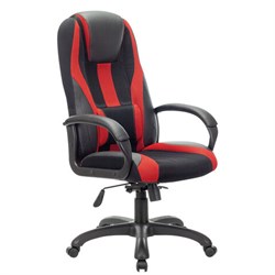 Кресло компьютерное BRABIX PREMIUM "Rapid GM-102", экокожа/ткань, черное/красное, 532107 - фото 13748218
