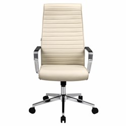 Кресло BRABIX PREMIUM ''Solo EX-730'', алюминий, хром, экокожа, бежевое, 532937 - фото 13748396