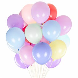 Шары воздушные 30 см, 30 штук, "МАКАРУНС", ассорти, BRAUBERG KIDS, 591886 - фото 13748516