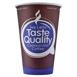 Стакан одноразовый бумажный 300/340 мл, D 80 мм, КОМПЛЕКТ 50 шт., однослойные, Taste Quality, холодное/горячее, Ve, ФОРМАЦИЯ, HB80-360-2299 - фото 13748881