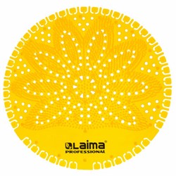 Дезодоратор коврик для писсуара желтый, аромат Лимон, LAIMA Professional, на 30 дней, 608898 - фото 13749177