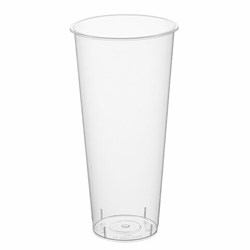 Стакан одноразовый пластиковый, прозрачный, сверхплотный, 650 мл, "Bubble Cup", ВЗЛП, 1022ГП - фото 13749234