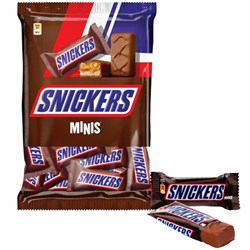 Батончики шоколадные мини SNICKERS "Minis", 180 г, 2264 - фото 13749316