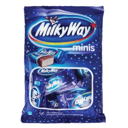 Батончики мини MILKY WAY "Minis" суфле в молочном шоколаде, 176 г, 2262 - фото 13749318