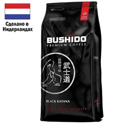 Кофе в зернах BUSHIDO "Black Katana" 1 кг, арабика 100%, НИДЕРЛАНДЫ, BU10004008 - фото 13749363