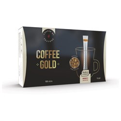 Кофе растворимый порционный TEATONE "GOLD", 100 стиков по 1,8 г, 1269 - фото 13749462