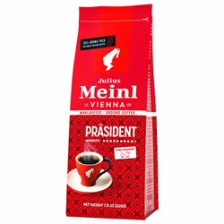 Кофе молотый JULIUS MEINL "Prasident Classic Collection", 220 г, ИТАЛИЯ, 97740 - фото 13749485