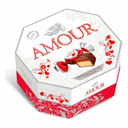 Конфеты глазированные KONTI "Amour" из мягкой нуги и карамели, 150 г, 17322 - фото 13749541