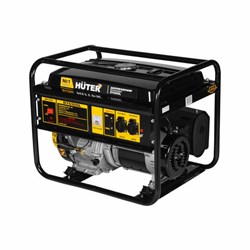 Бензиновый генератор HUTER DY6500L, 5500 Вт, 13 л.с., 4-тактный, 22 л, ручной стартер, 64/1/6 - фото 13750486