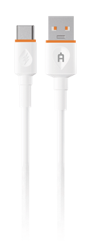 Кабель Alteracs USB-Type C F01-AC White - фото 13751237