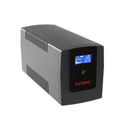 Линейно-интерактивный ИБП ДКС серии Info LCD, 1500 ВА/900 Вт, 1/1, 4xIEC C13, USB + RJ45, LCD, 2x8Aч - фото 13752092