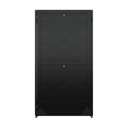 Шкаф напольный серверный NTSS ПРОЦОД DS 42U 800х1070мм, двойные боковые стенки,панель потолка с щеточными вводами, двери перфорированная и перфорированнаядвухстворчатая, без панели пола, регулируемые опоры, ролики, черный RAL 9005 - фото 13752226