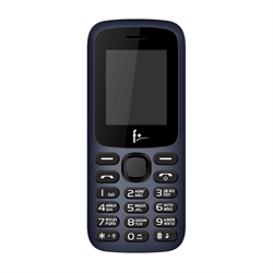 F+ F197 Dark blue, 1.77'' 128x160, 32MB RAM, 32MB, up to 32GB flash, 0.08Mpix, 2 Sim, BT v2.0, Micro-USB, 600mAh, 70g, 114 ммx48 ммx13 мм - фото 13752252