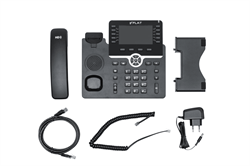 IP-телефон Flat-Phone B10: 20 SIP-аккаунтов, 2 порта 10/100/1000BASE-T (RJ-45), ЖК-дисплей, PoE, адаптер питания 220В - фото 13752662