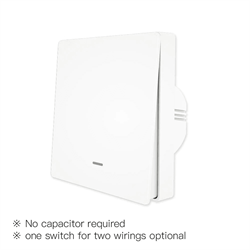 Выключатель (одноклавишный) Moes ZigBee Smart Switch белый модели ZS-EUB - фото 13753298