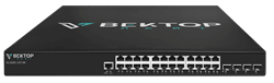 Управляемый коммутатор уровня 2+. 24 порта 100/1000BaseT RJ45, 4 порта 1/10GE SFP+ - фото 13753918