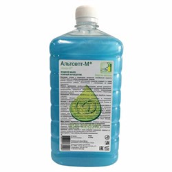 Мыло жидкое дезинфицирующее 1 л, АЛЬТСЕПТ М, крышка - фото 13757155