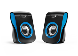 Колонки компьютерные Geinus SP-Q180, 2.0, 2 x 3W RMS, USB-power, Blue - фото 13757211