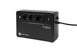 ИБП Back-Save BV Systeme Electric 600 ВА, автоматическая регулировка напряжения, 3 розетки Schuko, 230 В, 1 USB Type-A - фото 13757277