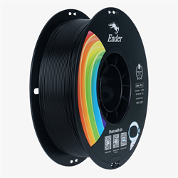 Катушка EN-PLA+ Black пластика Creality 1,75 мм 1кг для 3D принтеров, цвет: черный - фото 13764628