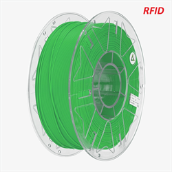 Катушка PLA RFID Green пластика Creality 1,75 мм 1кг для 3D принтеров, цвет: зеленый (рекомендуется использовать в системе CFS) - фото 13764646