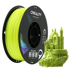 Катушка CR-PLA Fluorescent yellow пластика Creality 1,75 мм 1кг для 3D принтеров, цвет: флуоресцентный желтый - фото 13764657