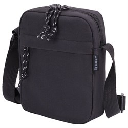 Сумка на плечо HEIKKI COMPACT (ХЕЙКИ), два кармана, черная, 19х14х5 см, 272631 - фото 13767748
