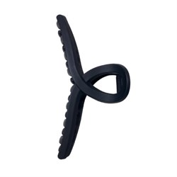 Краб для волос 11 см, soft-touch, чёрный, MONTE VITA, 457006 - фото 13768835