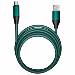 Кабель BOLD USB – Type-C, 1 м, 3 А, SMARTBUY, для быстрой зарядки и передачи данных, толстый, мятный, 18119, 3112BOLD-MINT - фото 13768955