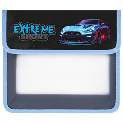 Папка для тетрадей ЮНЛАНДИЯ А5, пластик, 2 отделения, клапан на липучке, Extreme, 272190 - фото 13769673