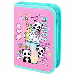 Пенал ПИФАГОР, 1 отделение, 2 откидные планки, полиэстер, 20х14 см, "Sweet mood", 272288 - фото 13769681